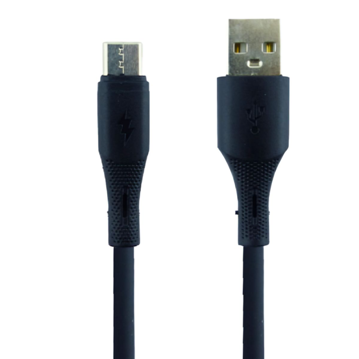 GENERICO - Cable USB A-Type-C S39 6A 1m NegroBlanco