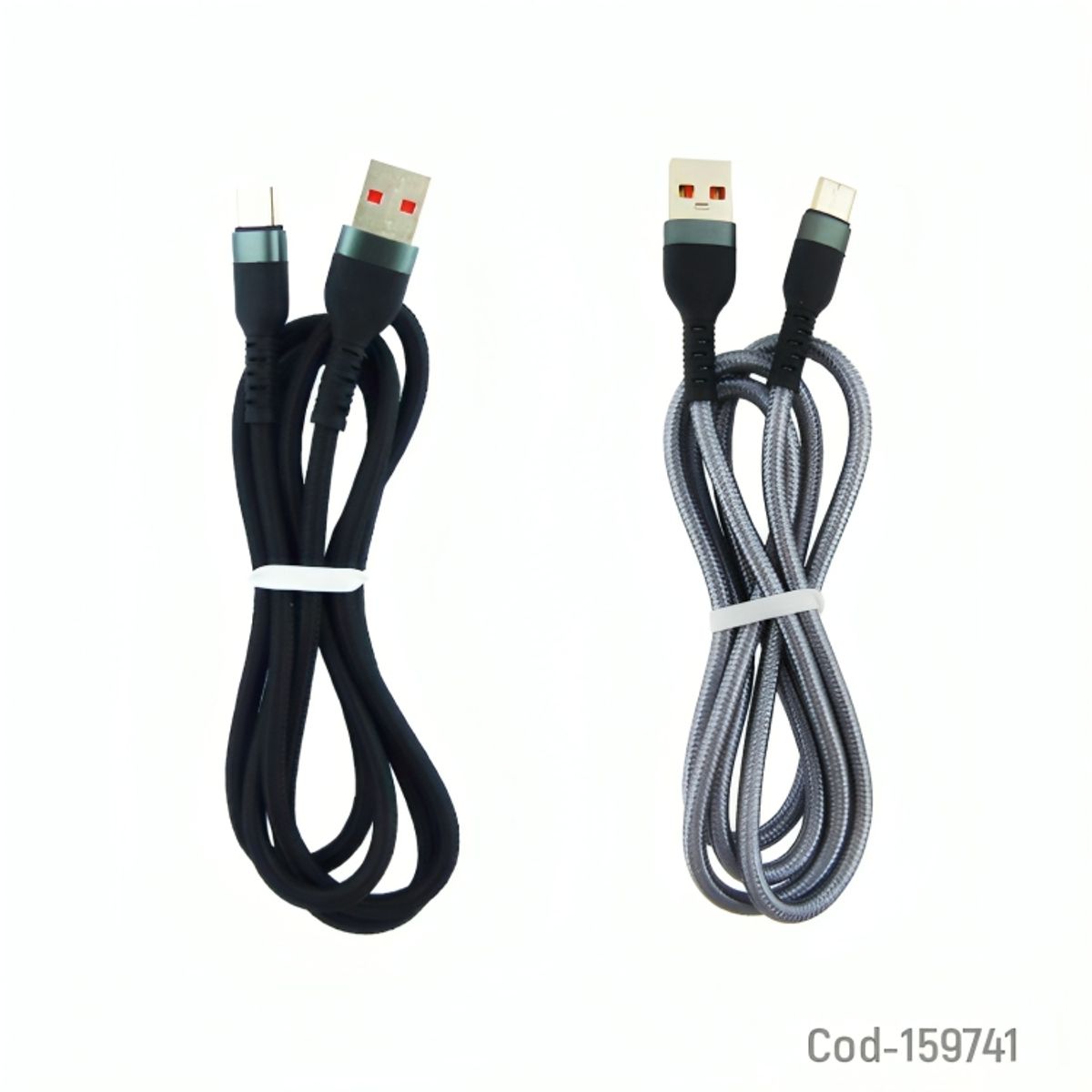 GENERICO - Cable USB A-Type-C 186 6A 1m Colores