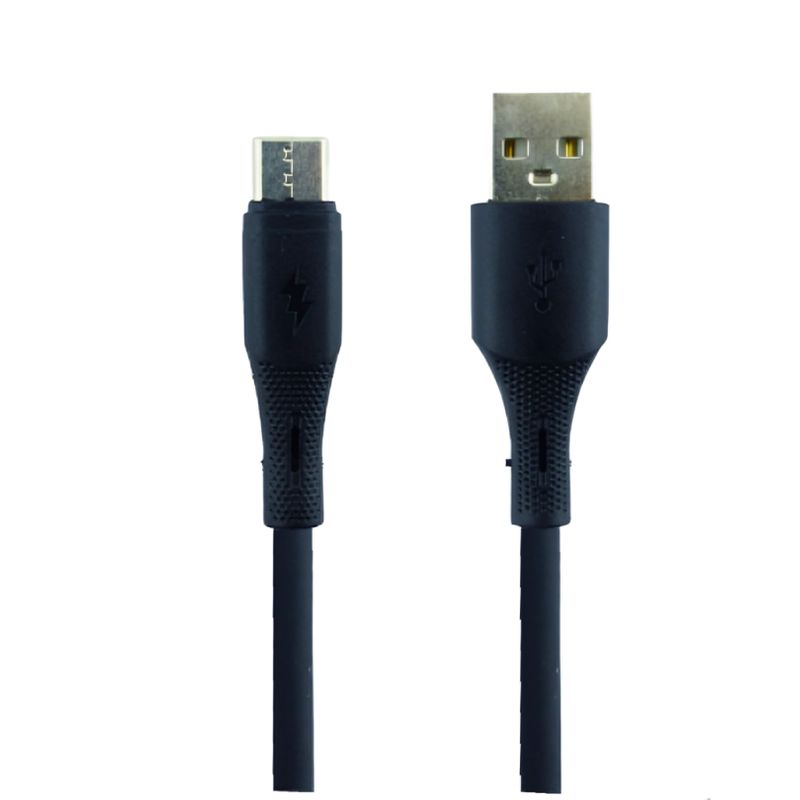GENERICO - Cable USB A-Type-C S39 6A 1m NegroBlanco