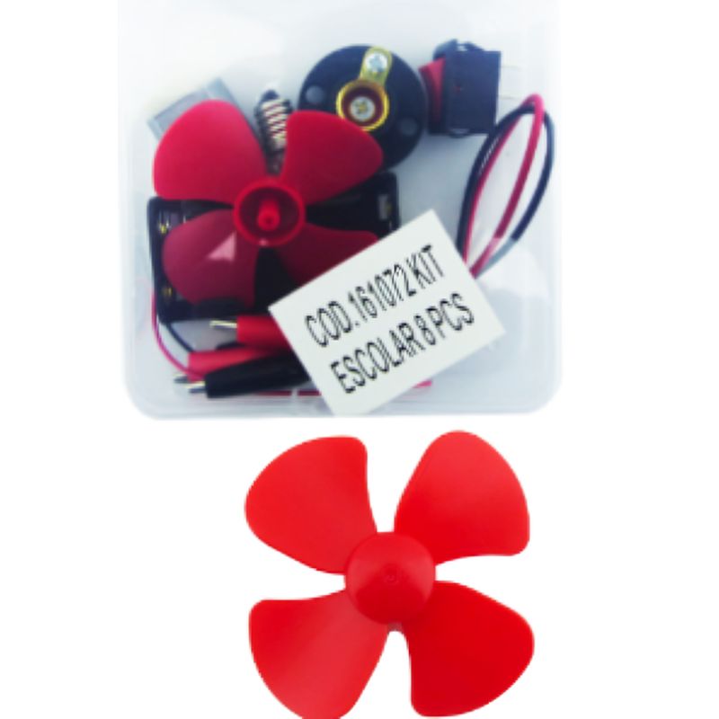 GENERICO - Kit Eléctrico Escolar 8 Pcs en Estuche PVC