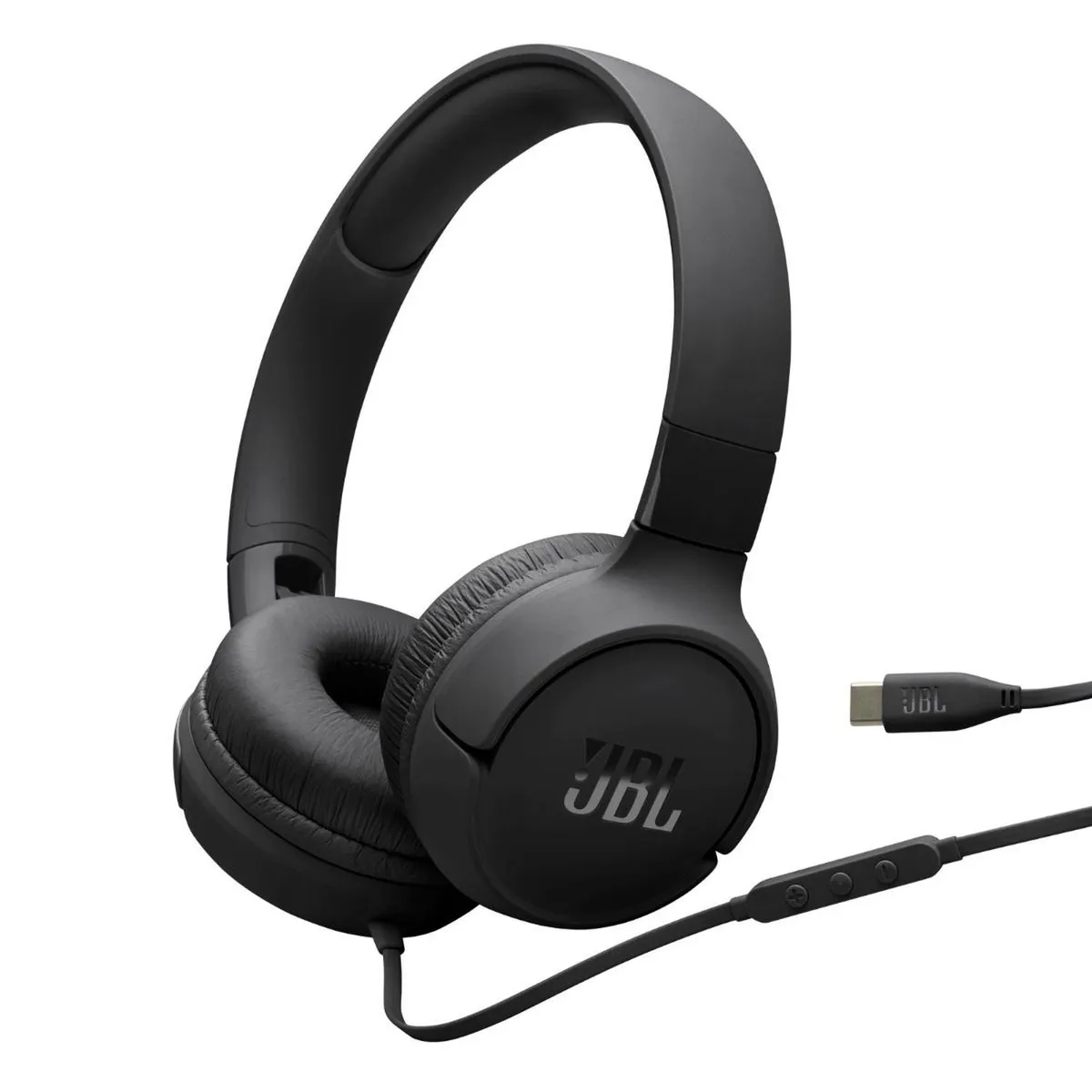 JBL - Audífonos JBL Tune 520 con Cable Tipo C Black