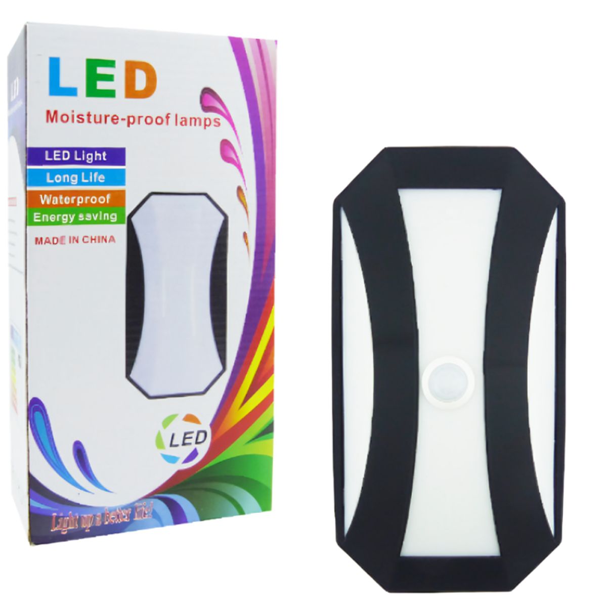 GENERICO - Foco Pared LED 20W Sensor T-87 Rectangular