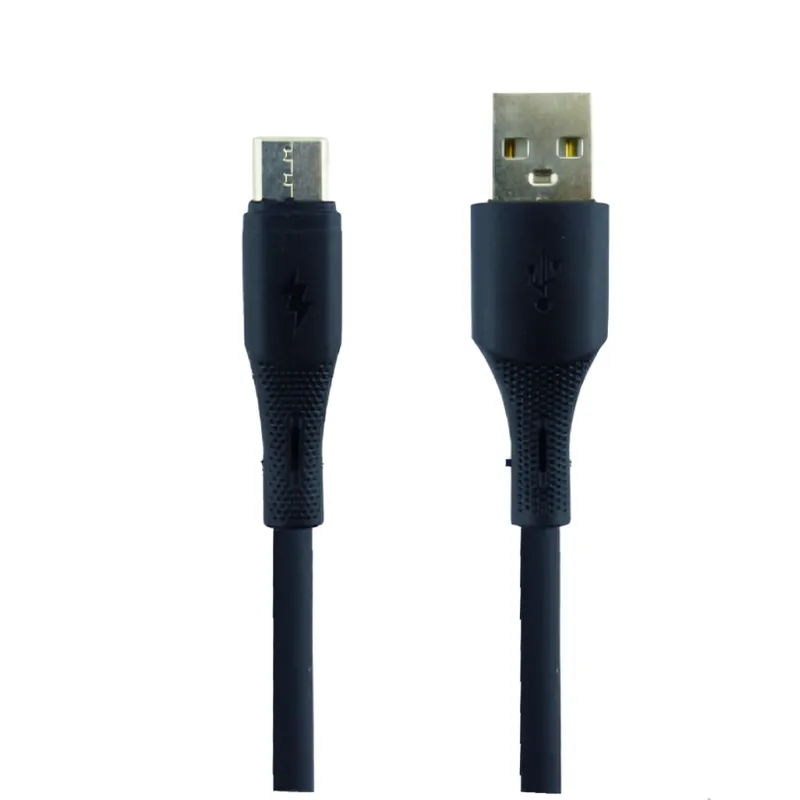 GENERICO - Cable USB A-Type-C S39 6A 1m NegroBlanco