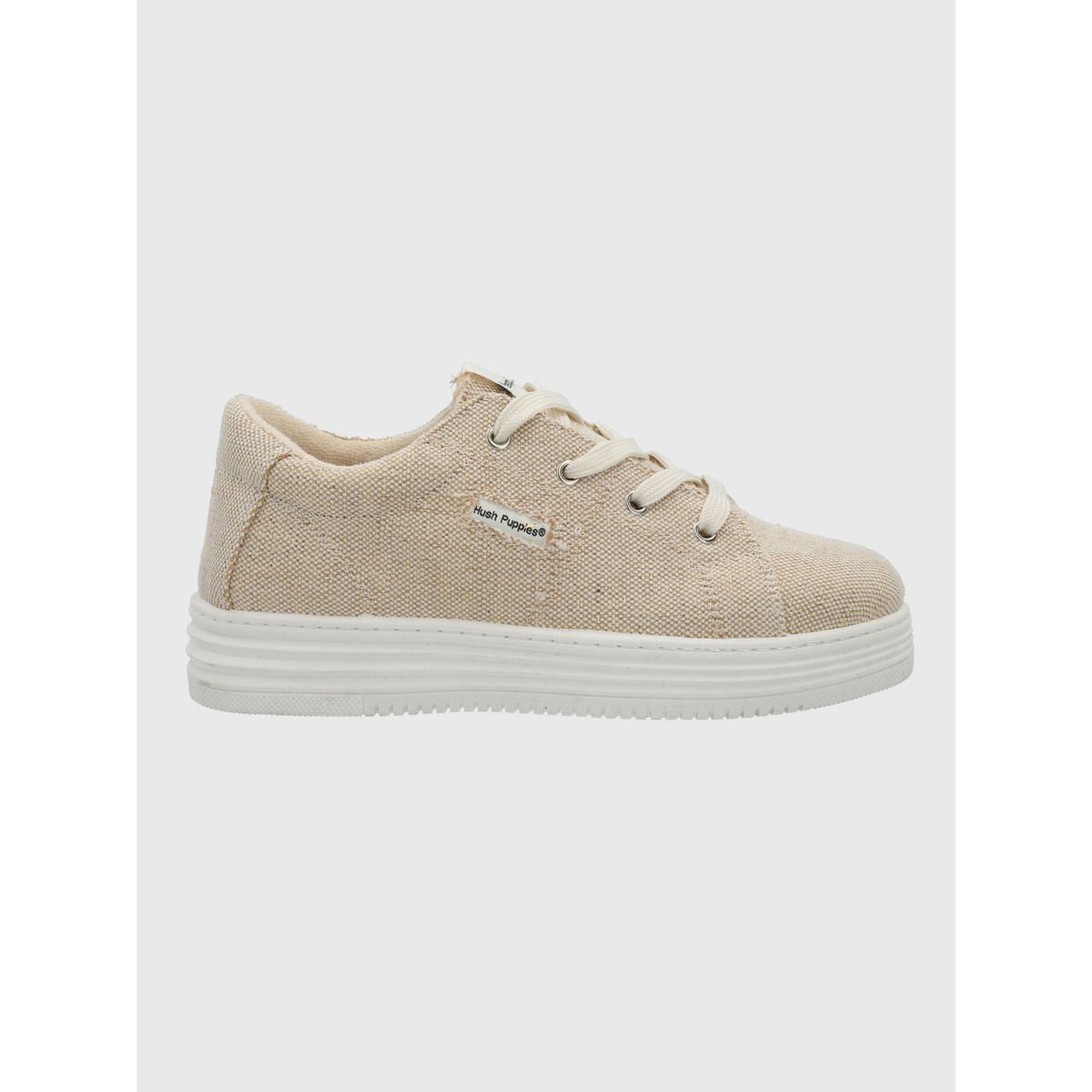 HUSH PUPPIES - Zapatilla Ollie Mujer Beige HUSH PUPPIES