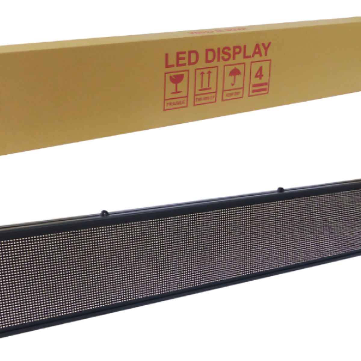 GENERICO - Letrero LED Rojo WiFi 1m x 20cm P5