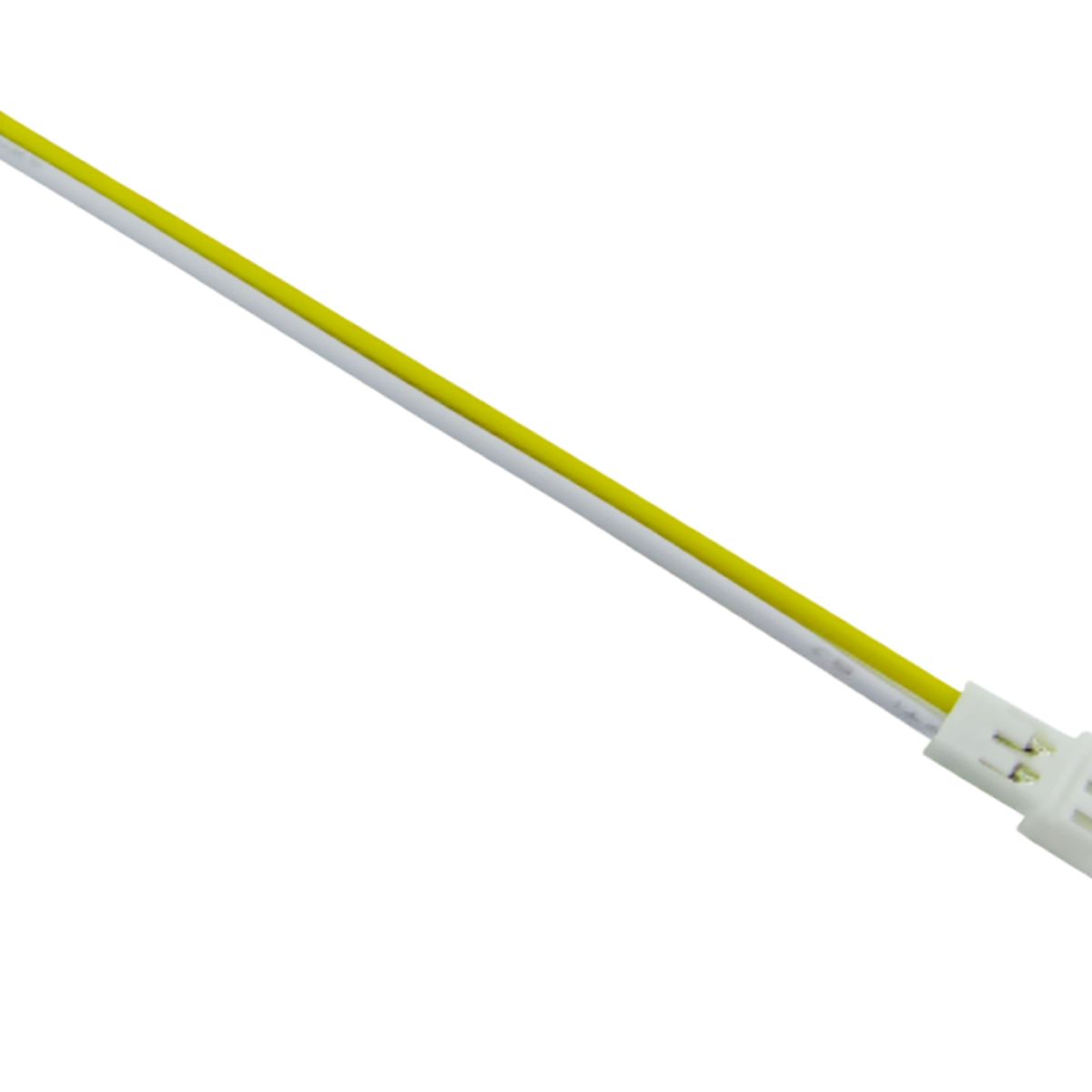 GENERICO - Cable JST Seguro 2 Pin 10cm BlancoAmarillo
