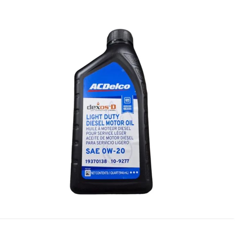 GENERICO - Kit X 7 Aceite De Motor Dexos Diesel Sae 0w-20 Acdelco