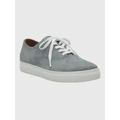 HUSH PUPPIES - Zapatilla Cuero Mujer Wenx Azul