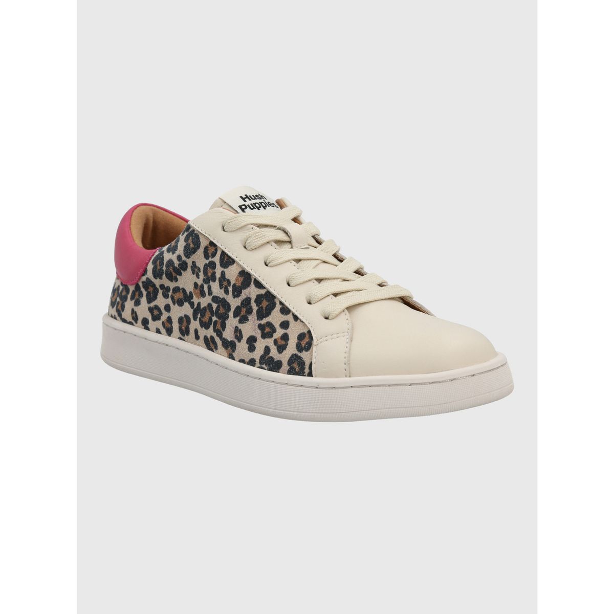 HUSH PUPPIES - Zapatilla Cuero Mujer Merano Animal Print HUSH PUPPIES