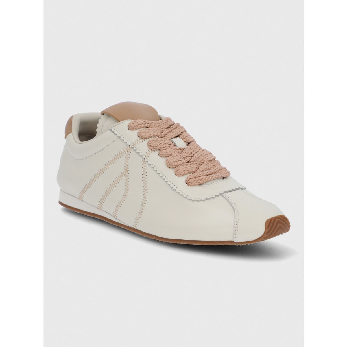 HUSH PUPPIES - Zapatilla Cuero Mujer Bonik Beige HUSH PUPPIES