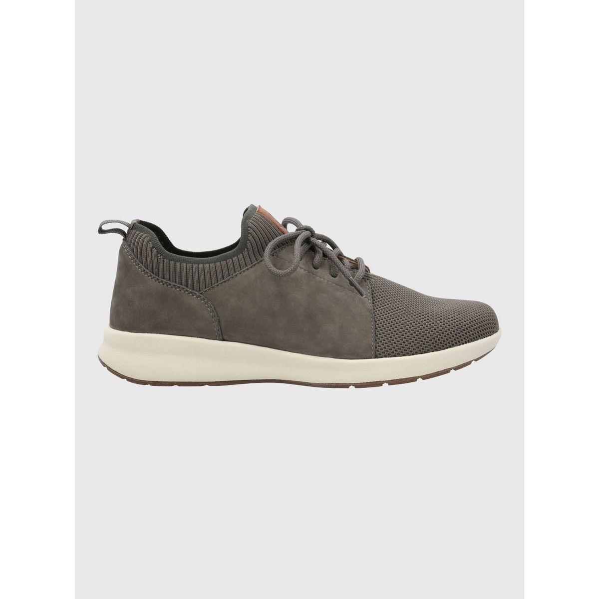 HUSH PUPPIES - Zapatilla Cuero Mujer Spinal Knit Gris HUSH PUPPIES