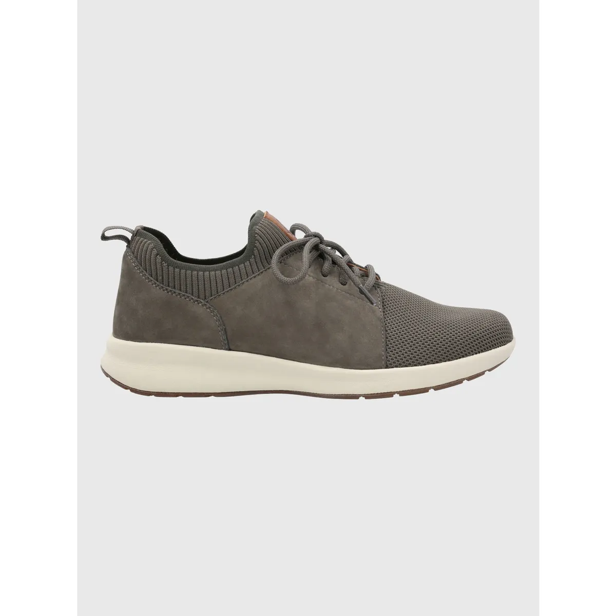 HUSH PUPPIES - Zapatilla Cuero Mujer Spinal Knit Gris HUSH PUPPIES
