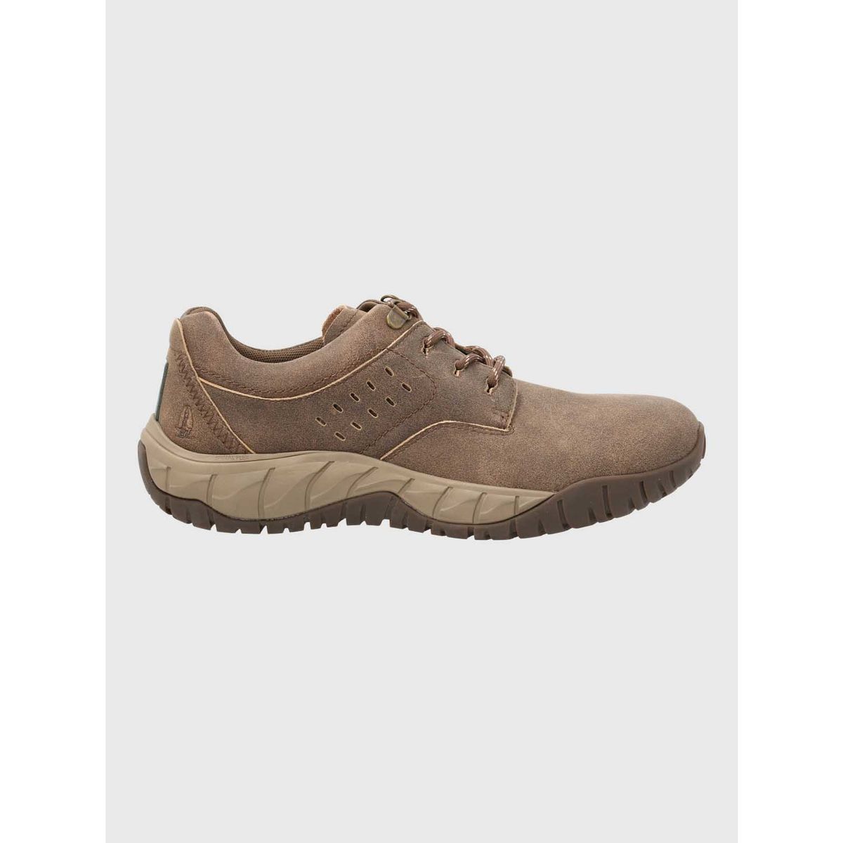 HUSH PUPPIES - Zapatilla Cuero Hombre Kurth Café HUSH PUPPIES