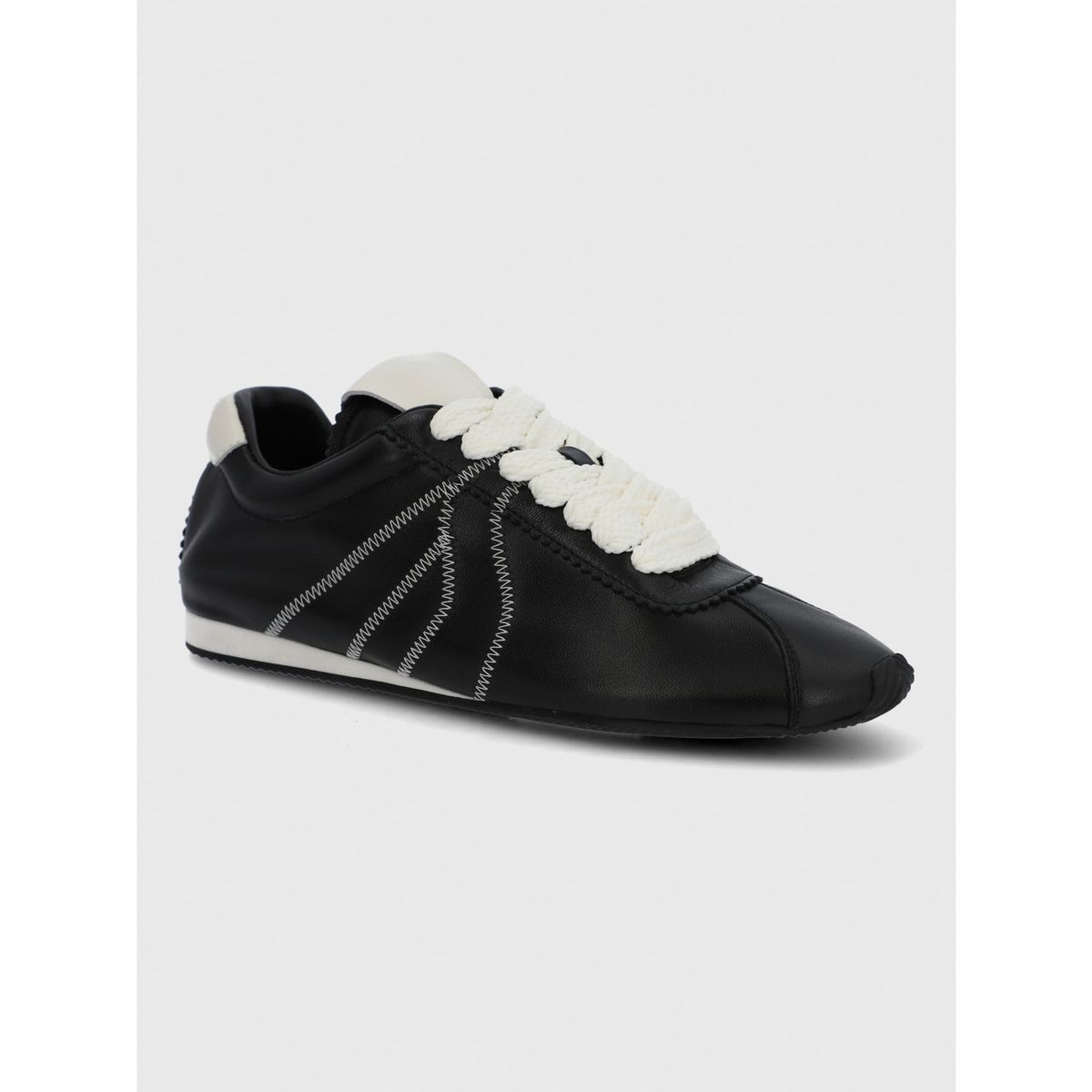 HUSH PUPPIES - Zapatilla Cuero Mujer Bonik Negra HUSH PUPPIES
