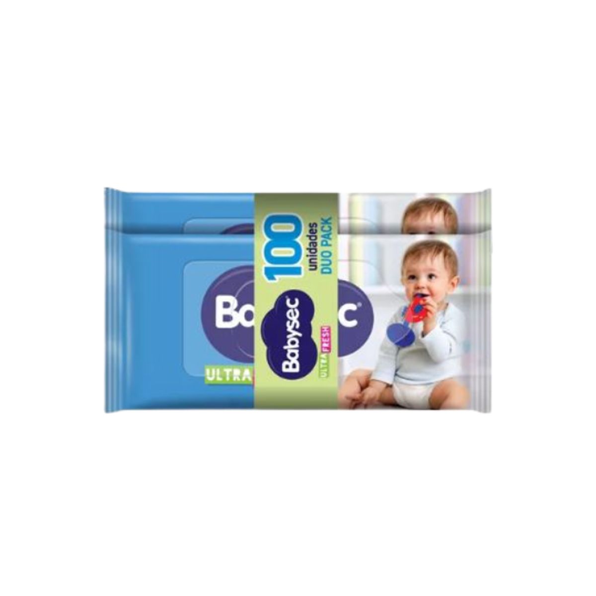 BABYSEC - Wipes Toalla Húmeda Babysec Ultrafresh Duo 100 - Caja 12 paquetes 1200 unidades
