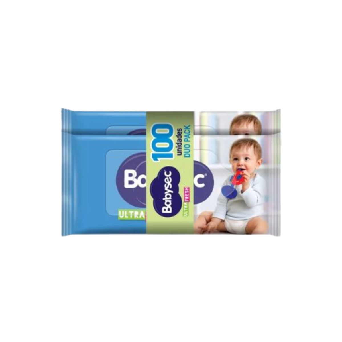 BABYSEC - Wipes Toalla Húmeda Babysec Ultrafresh Duo 100 - Caja 12 paquetes 1200 unidades