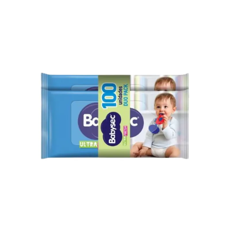 BABYSEC - Toalla Húmeda Babysec Ultrafresh Duo 100 X12