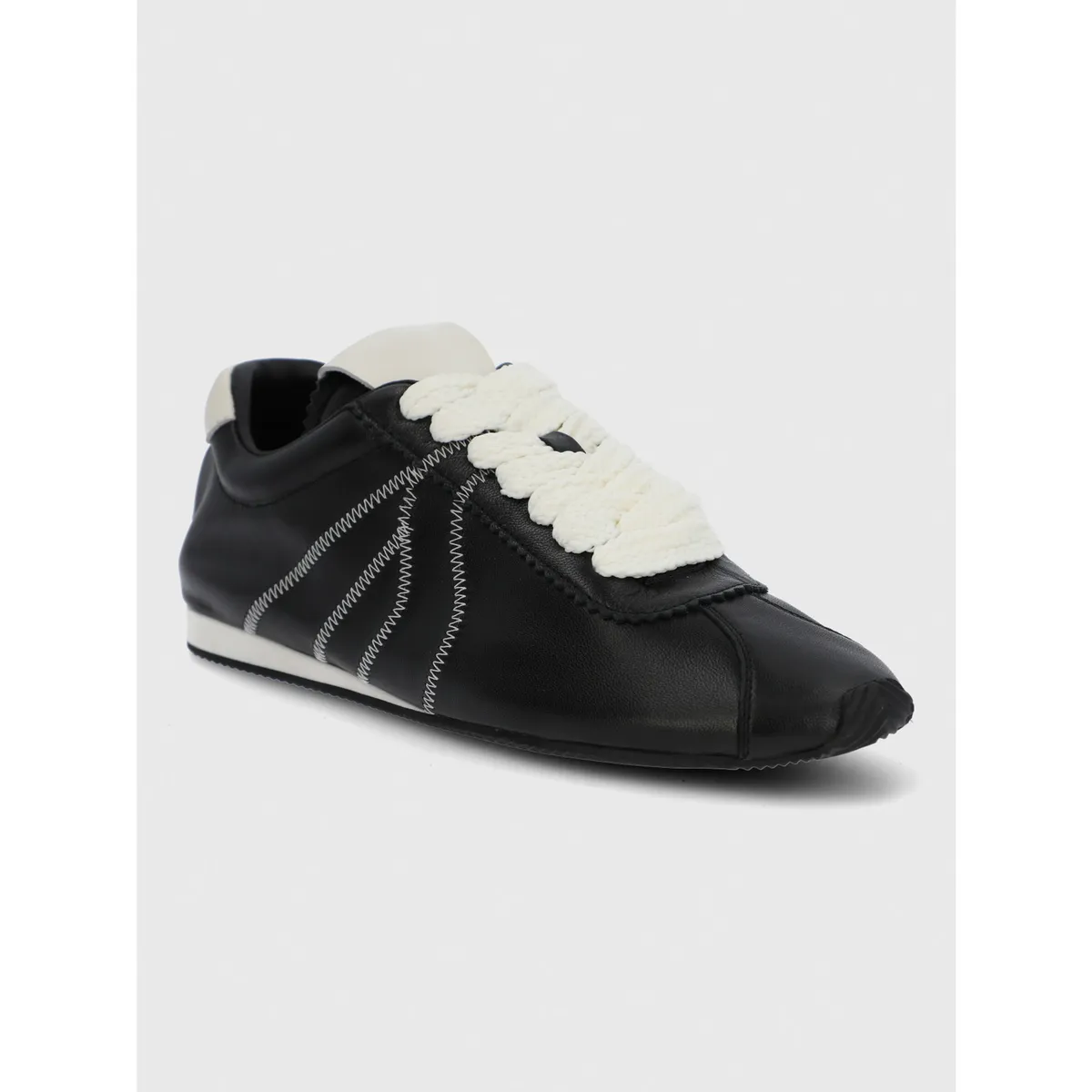 HUSH PUPPIES - Zapatilla Cuero Mujer Bonik Negra HUSH PUPPIES