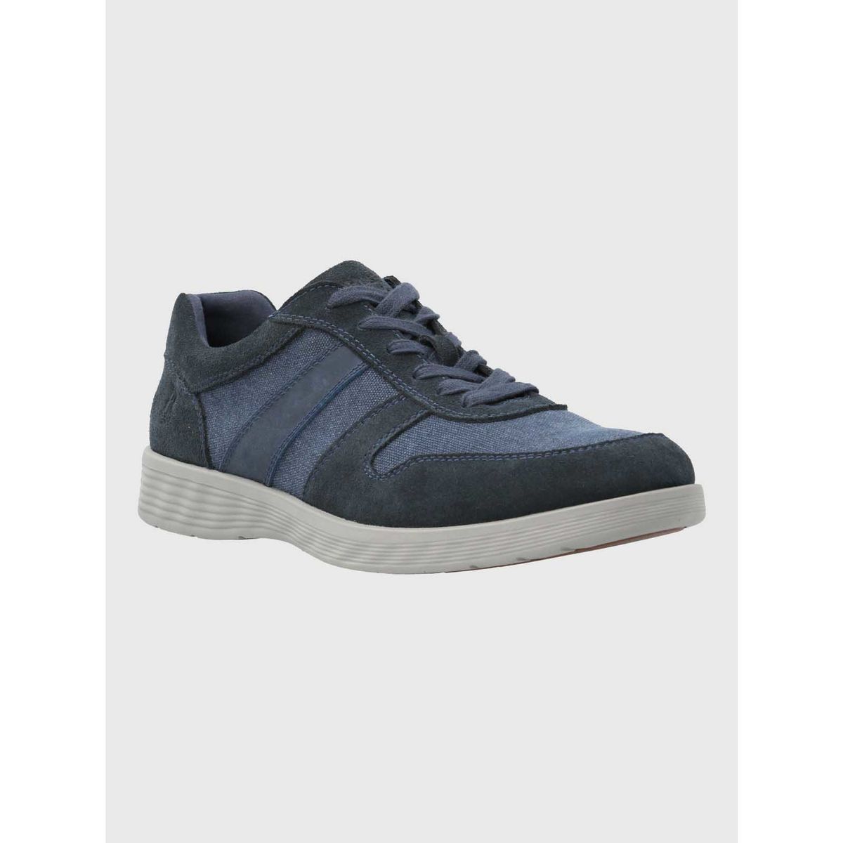 HUSH PUPPIES - Zapatilla Cuero Hombre Spinal Wave Azul HUSH PUPPIES