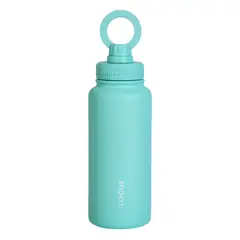 ORCUS - BOTELLA CON SOPORTE MAGNETICO MAGSAFE 1LT CELESTE