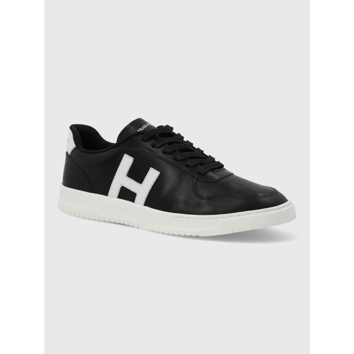 HUSH PUPPIES - Zapatilla Cuero Hombre Philippe Negro HUSH PUPPIES