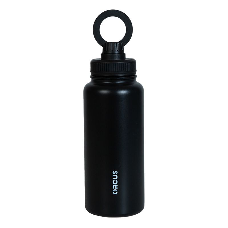 ORCUS - BOTELLA CON SOPORTE MAGNETICO 1LT NEGRO ORCUS