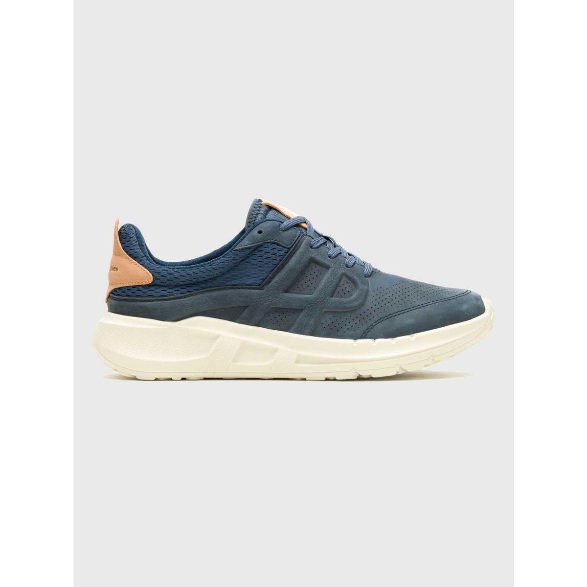 HUSH PUPPIES - Zapatilla Cuero Hombre Seventy8 Run Azul HUSH PUPPIES