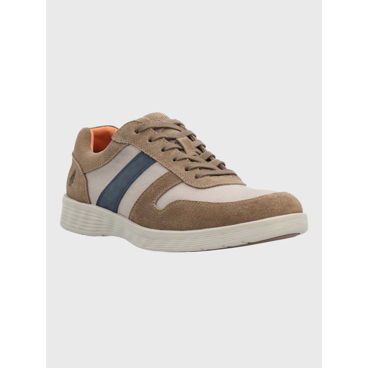 HUSH PUPPIES - Zapatilla Cuero Hombre Spinal Wave Café HUSH PUPPIES