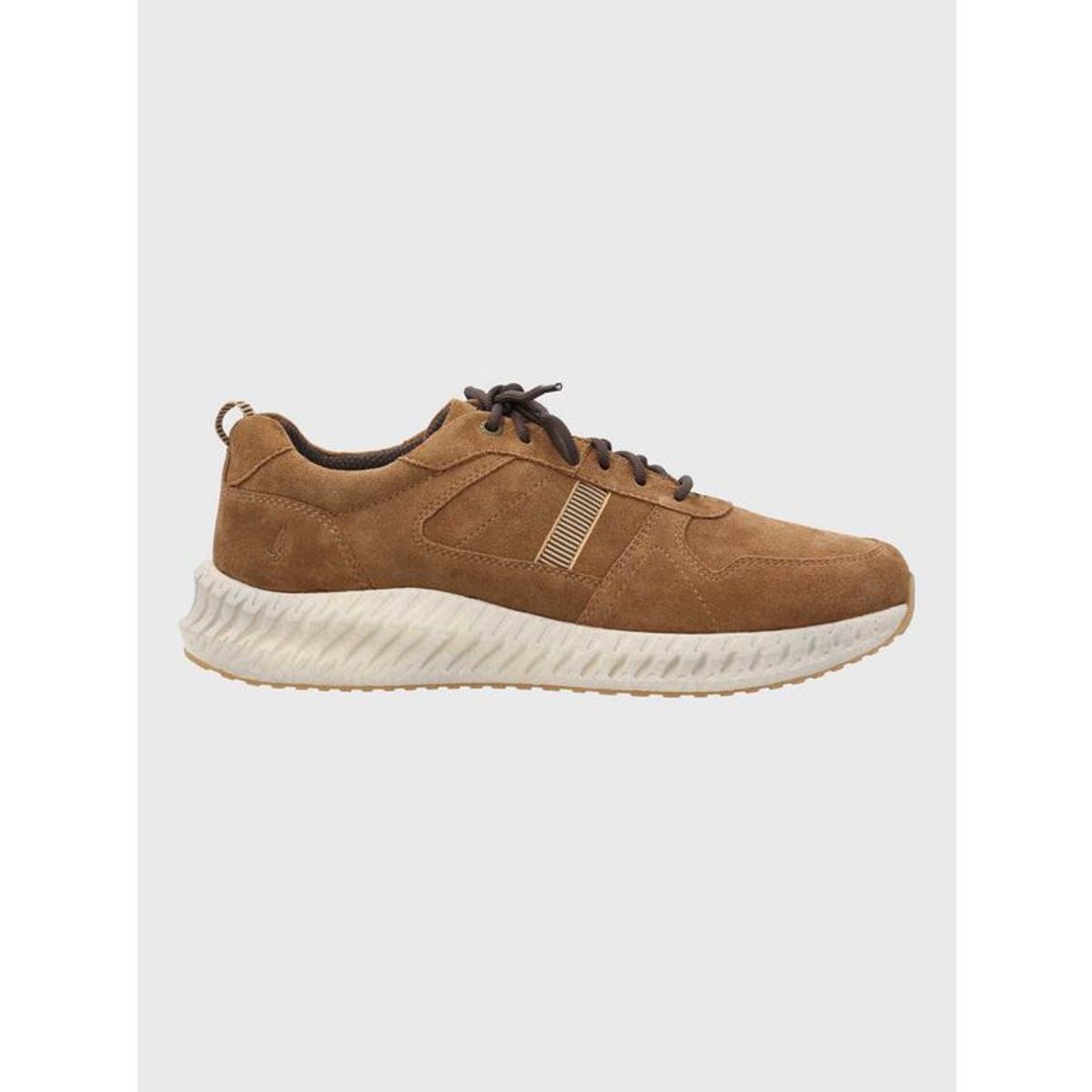 HUSH PUPPIES - Zapatilla Cuero Hombre Spinal Grove Café HUSH PUPPIES