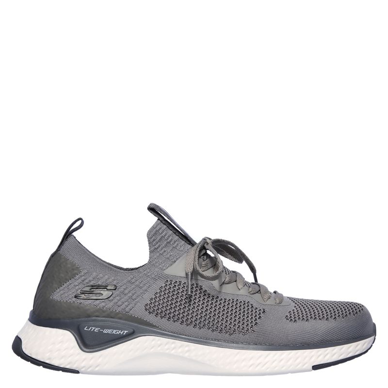 Skechers - Solar Fuse Valedge Slip On Hombre Gris