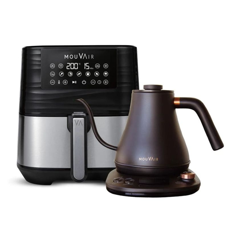 MOUVAIR - Freidora de Aire Gourmet + Hervidor Swan Mouvair