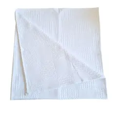GENERICO - Manta Waffle De Algodón Para Bebé 100x100cm