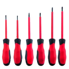 GENERICO - Destornillador x6 Pcs Paleta y Punta Bolsa