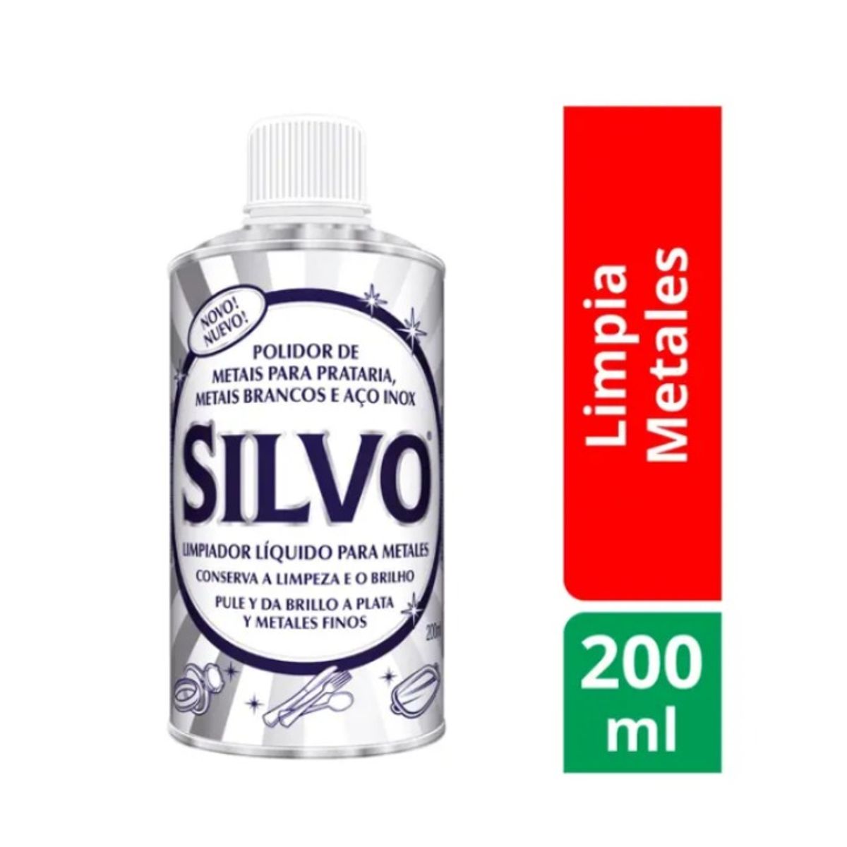 SILVO - Limpiador de metales y joyas - Silvo 200 ml