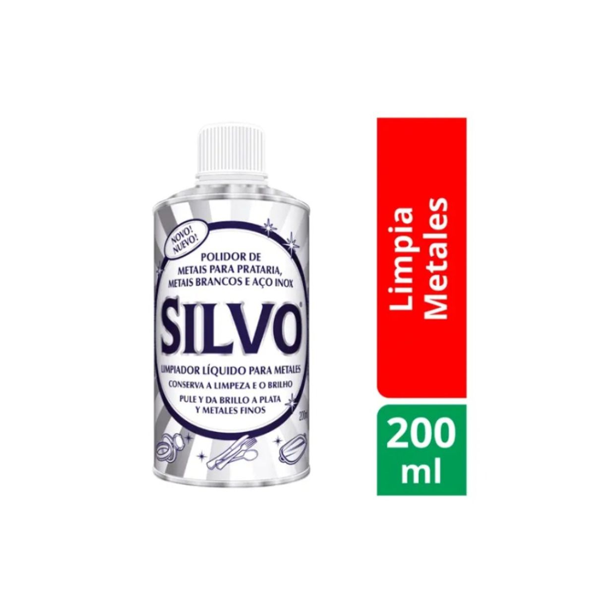 SILVO - Limpiador de metales y joyas - Silvo 200 ml