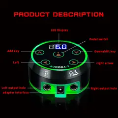 GENERICO - Fuente De Poder O Alimentación Para Maquina De Tatuaje Aura