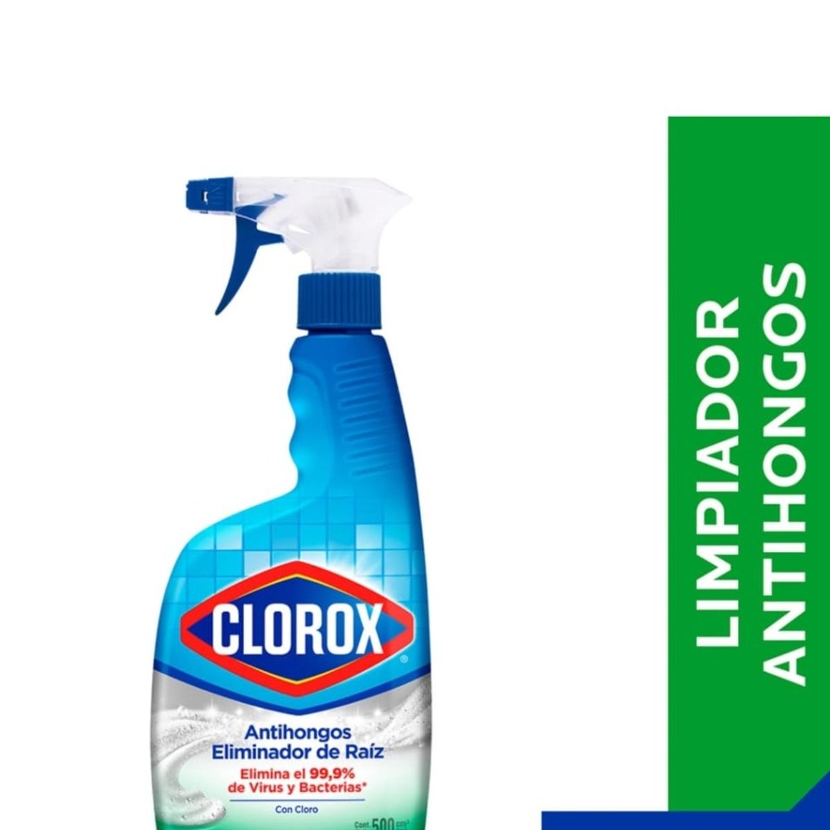 CLOROX - Limpiador Líquido Antihongos Botella, 500 ml Clorox