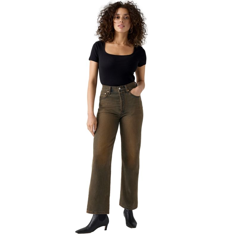 LEVIS - Jeans Mujer Ribcage Straight Ankle Azul Levis