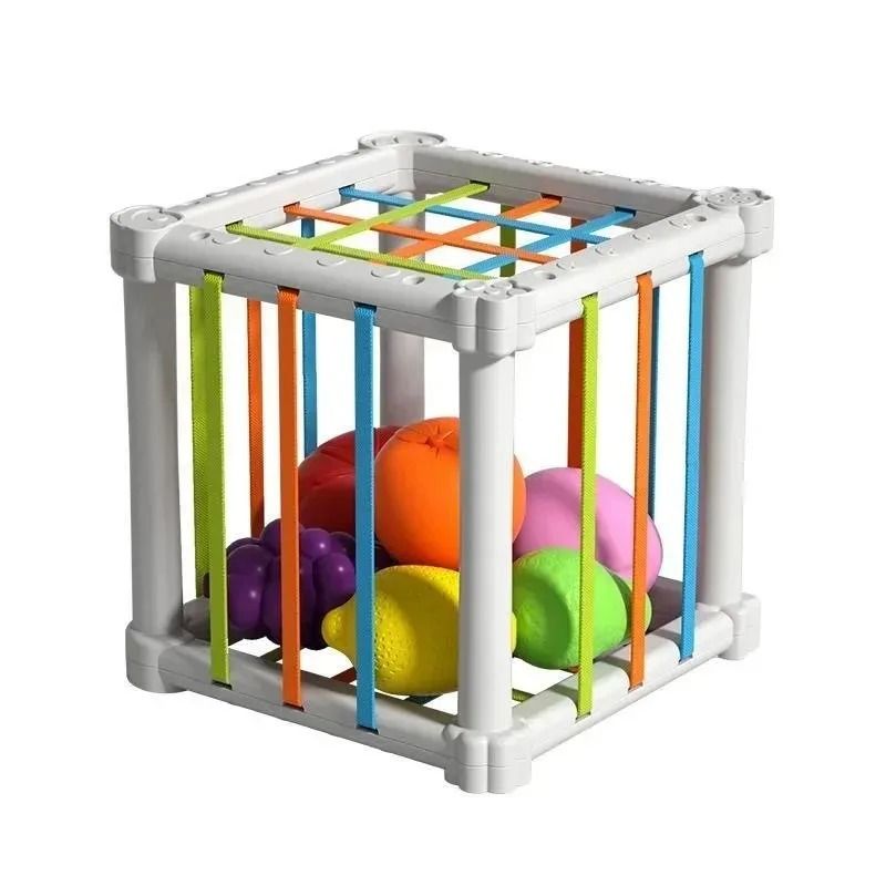 GENERICO - CUBO ESTIMULACION  CASCABEL DIDACTICO MONTESSORI