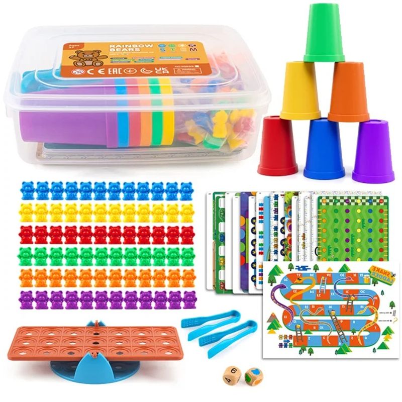 GENERICO - JUEGO DIDACTICO CHUTES AND LADDERS OSOS COGNICION