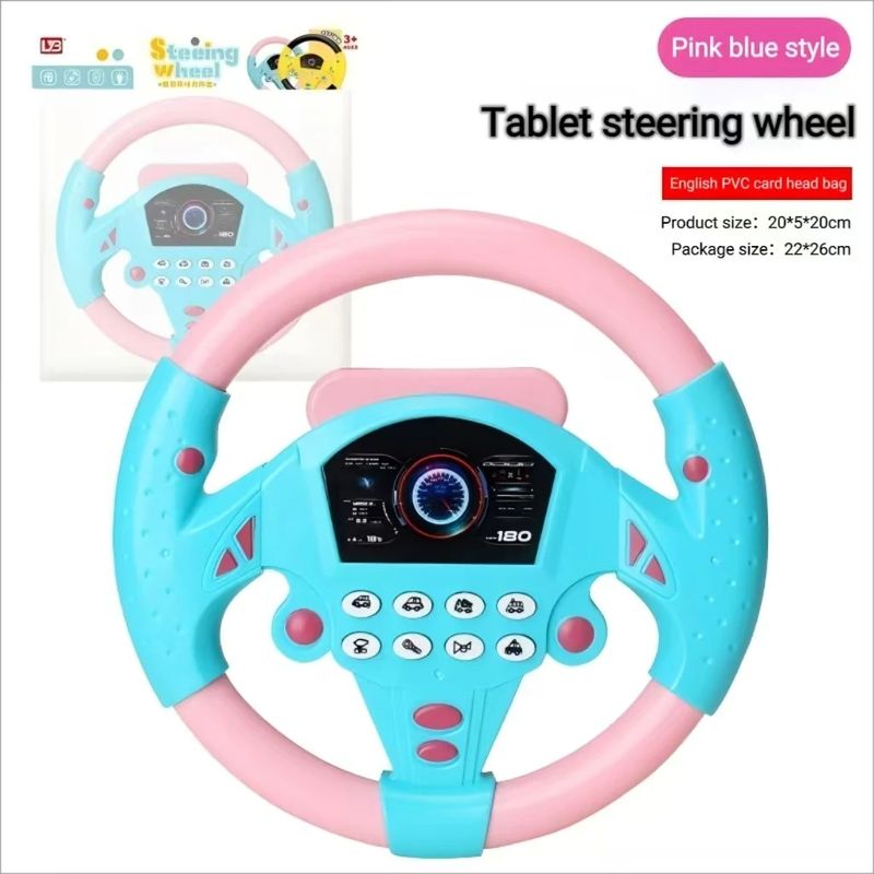 GENERICO - JUGUETE VOLANTE SIMULACION AUTO NIÑOS