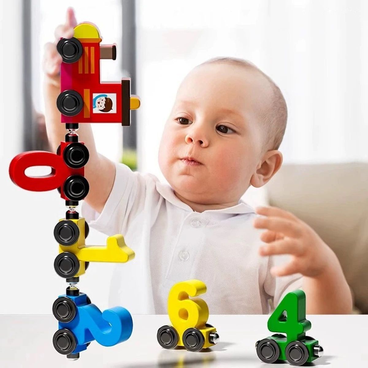 GENERICO - TREN DE NUMEROS MAGNETICOS