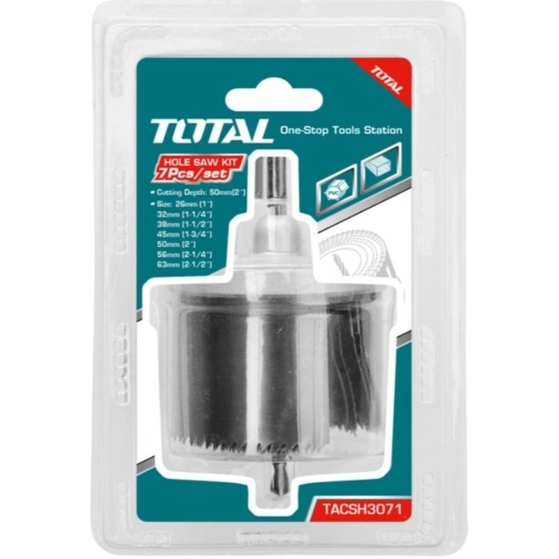 TOTAL - Set Sierra Copa Para Madera 7 Pzs Total Tools Tacsh3071