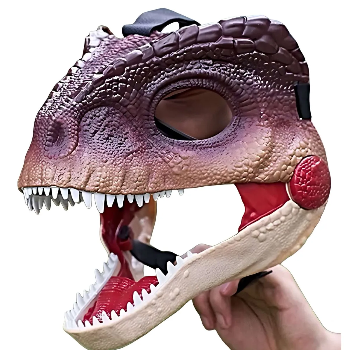 GENERICO - Juguete Máscara infantil de Dinosaurio CAFÉ