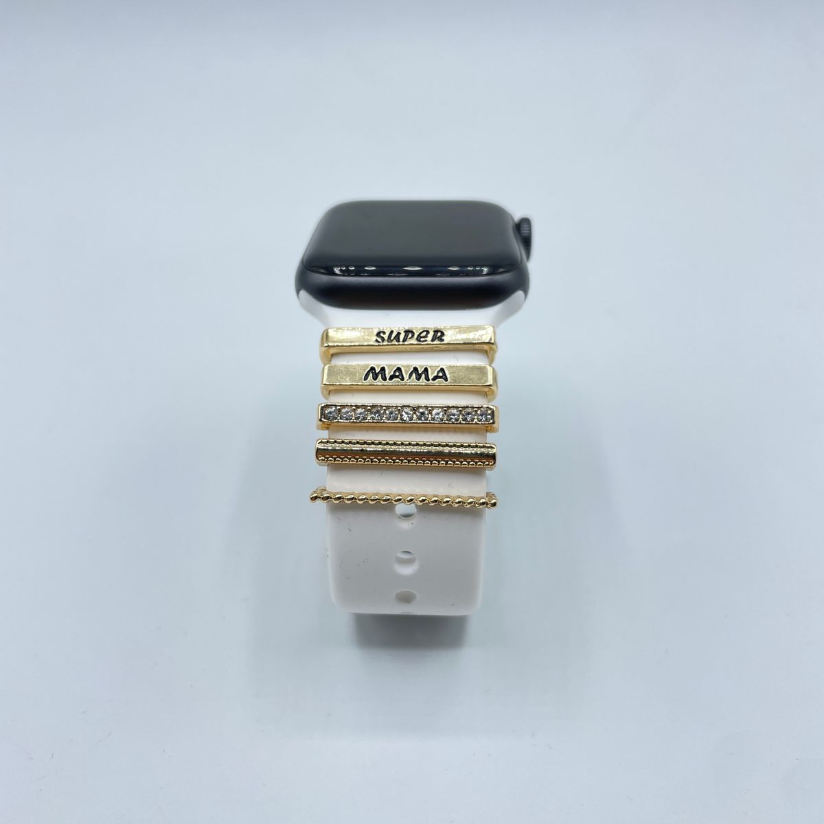 GENERICO - 5 Anillos Decorativos para Correas de Silicona 38-40-41mm - Col #7