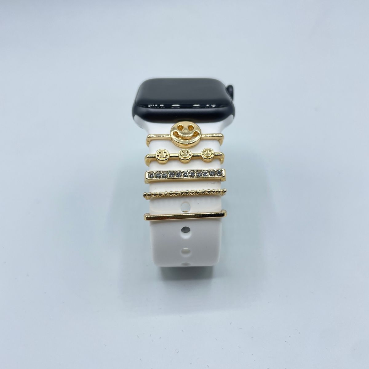 GENERICO - 5 Anillos Decorativos para Correas de Silicona 38-40-41mm - Col #1