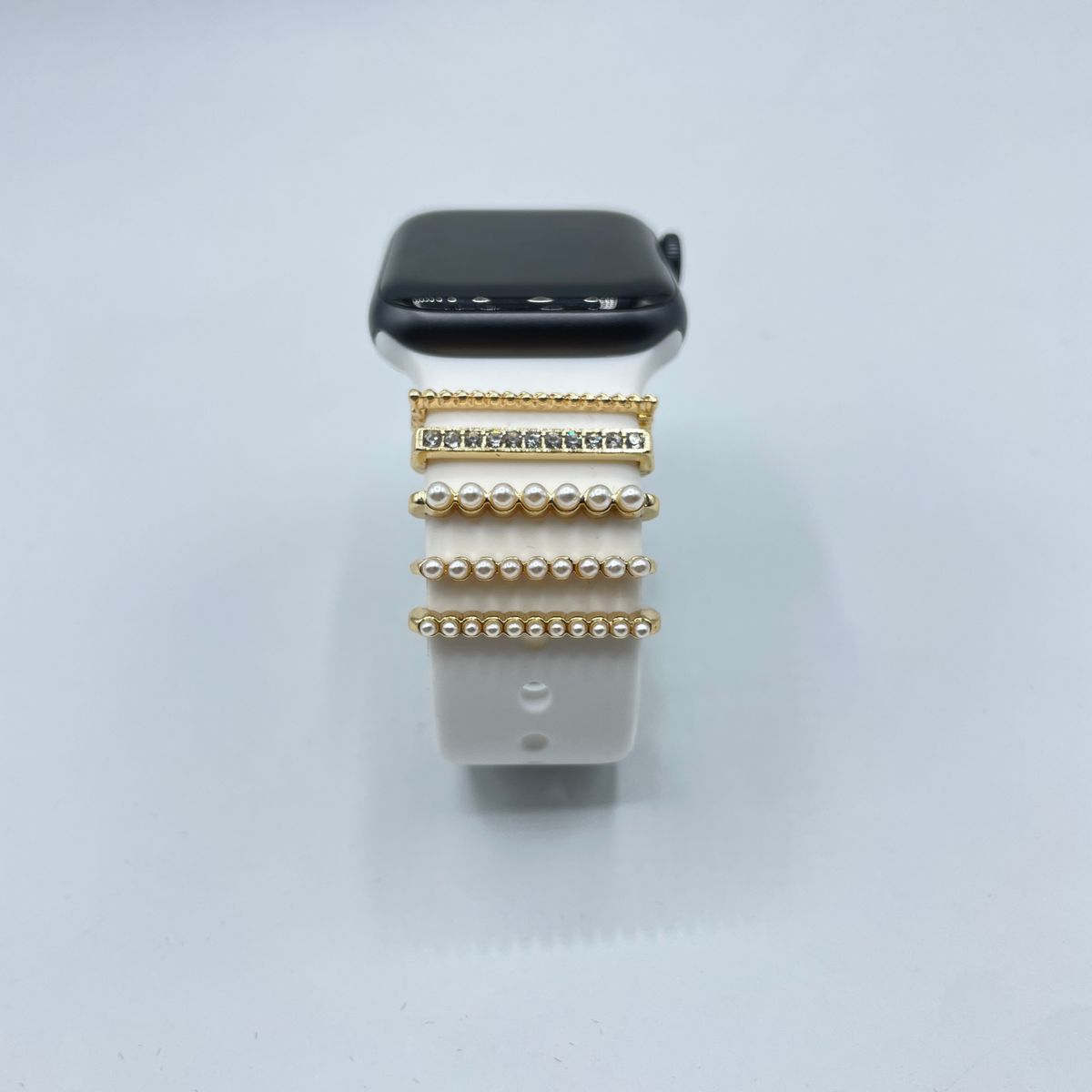GENERICO - 5 Anillos Decorativos para Correas de Silicona 38-40-41mm - Col #2