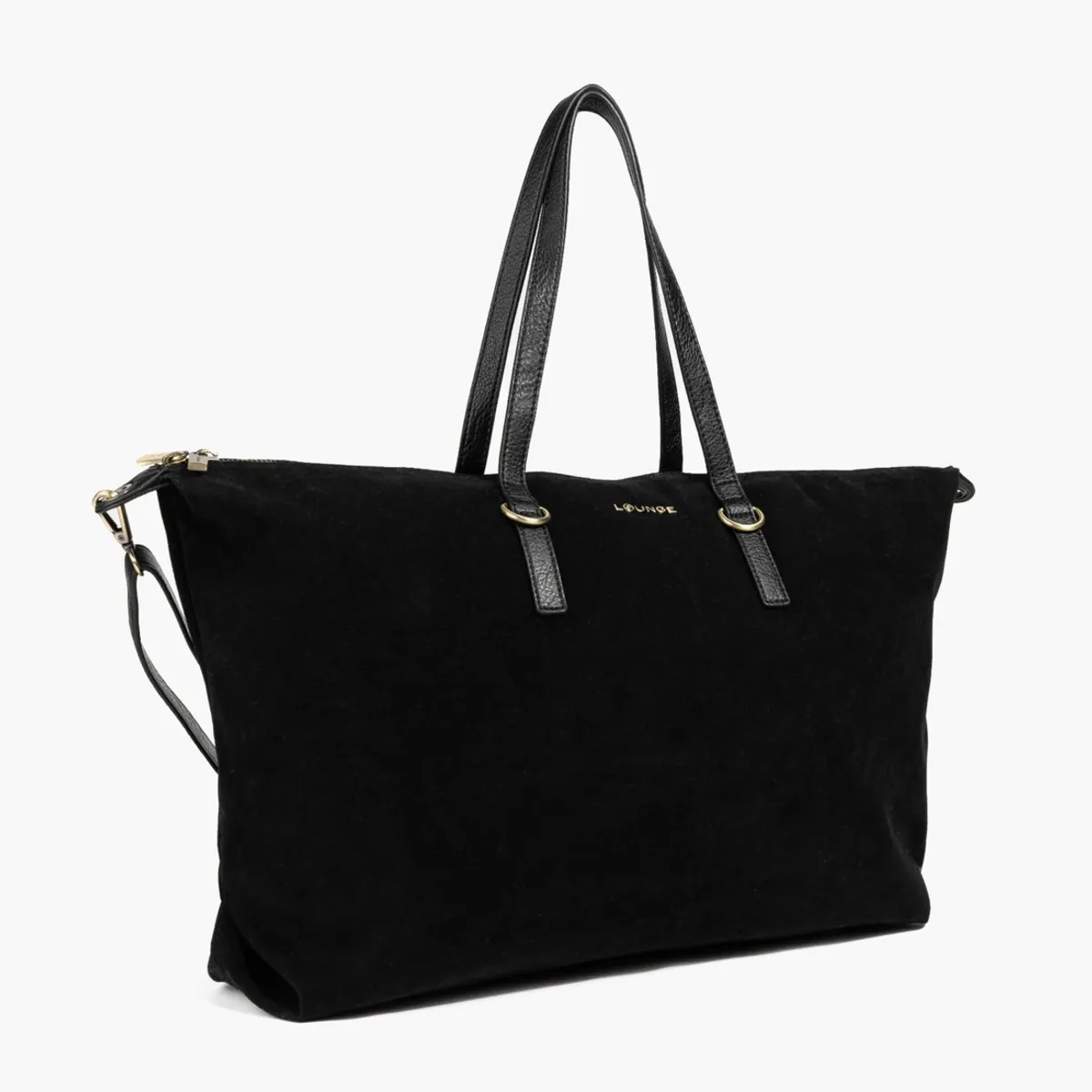 LOUNGE - Cartera Tote Efecto Gamuza LOUNGE