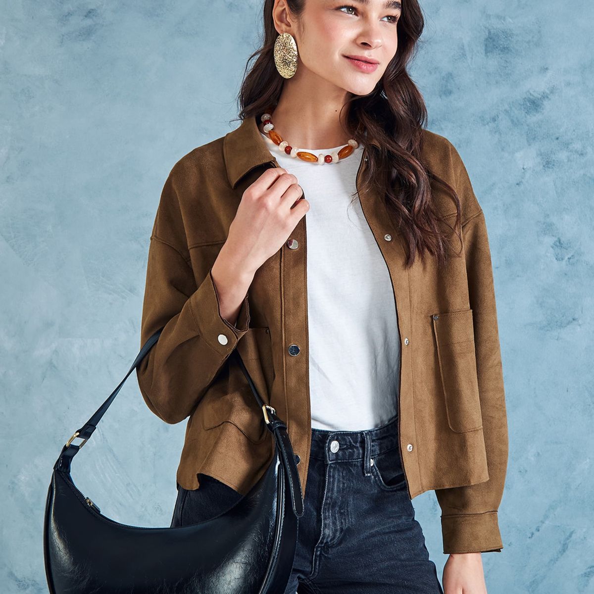 LOUNGE - Cartera De Hombro Media Luna Éclat LOUNGE