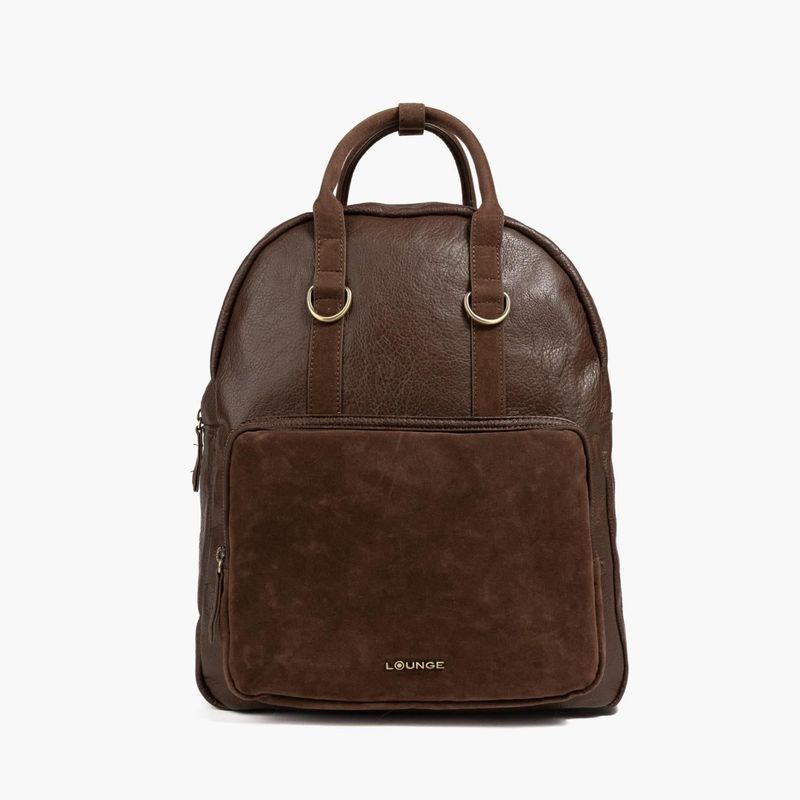 LOUNGE - Mochila Notebook Mujer Detalles Efecto Gamuza 13